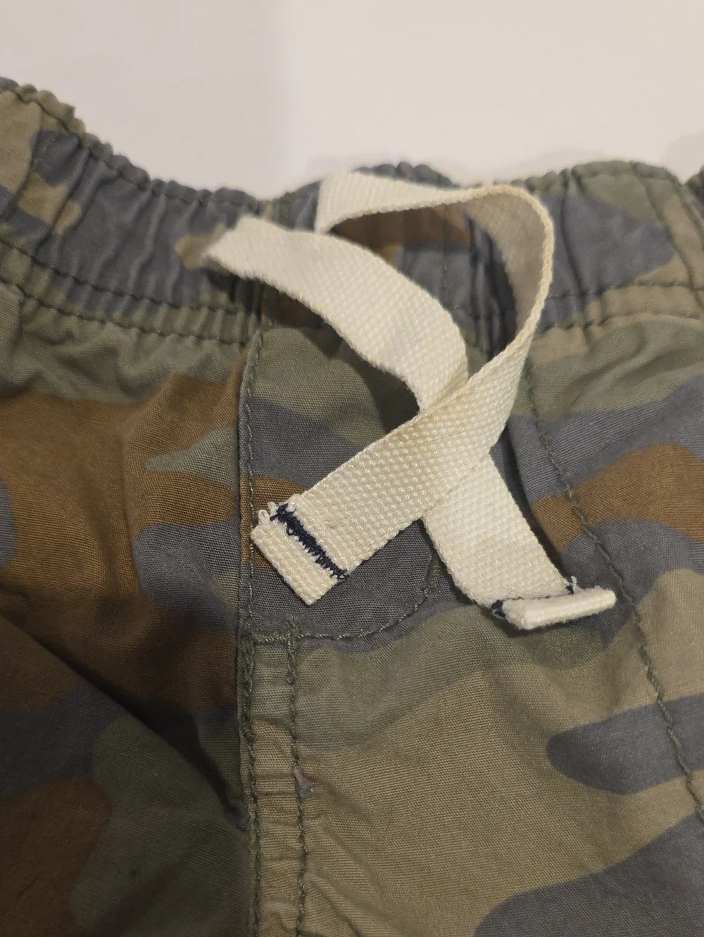 Carters 18m Kids Camo Drawstring Shorts - Olive Green